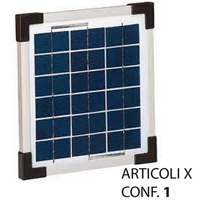 PANNELLO SOLARE 4 W PER RECINTI 9 V 