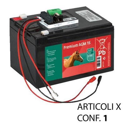 BATTERIA RICARICABILE 12 VOLT 15AH  