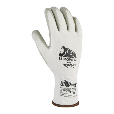 GUANTI FIT  NYLON BIANCO - MISURA 09